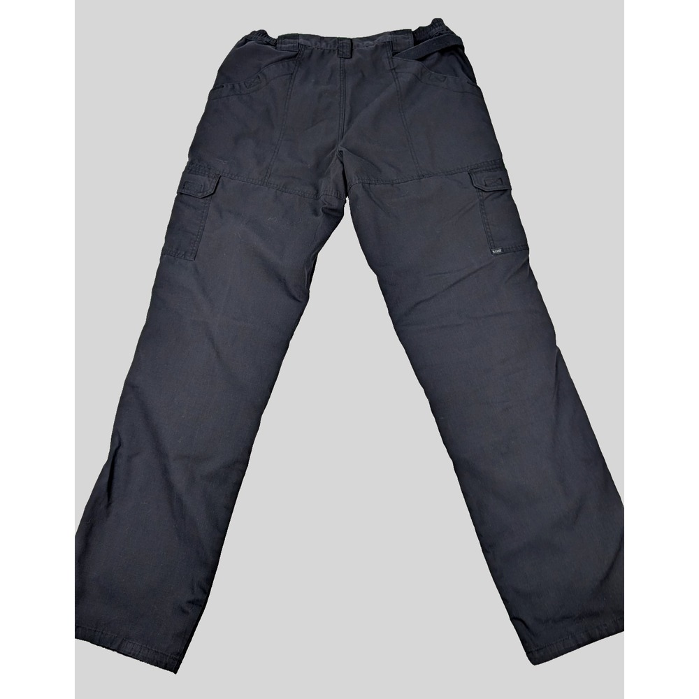 5.11 Tactical Cargo Pants Men's 38x36 Navy Blue Ripstop Utility Trousers 74273 - Picture 10 of 14